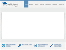 Tablet Screenshot of eco-efficient.cat